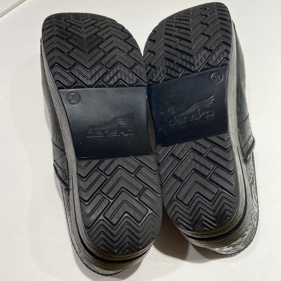 DANSKO CLOGS NON SLIP BLACK PROFESSIONAL NURSING SHOES - Picture 6 of 8
